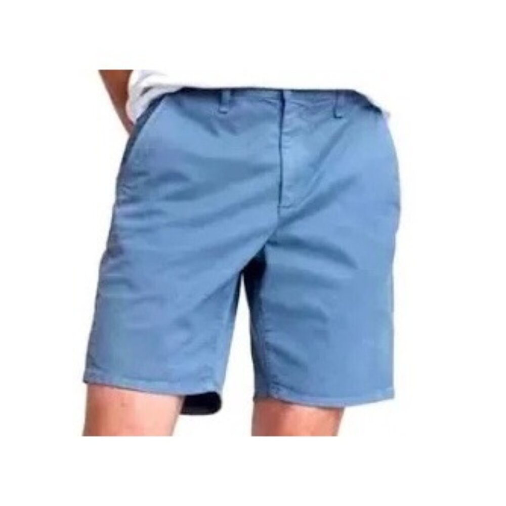 And Now This Men's Stretch Chino Shorts Washed Blue NWT